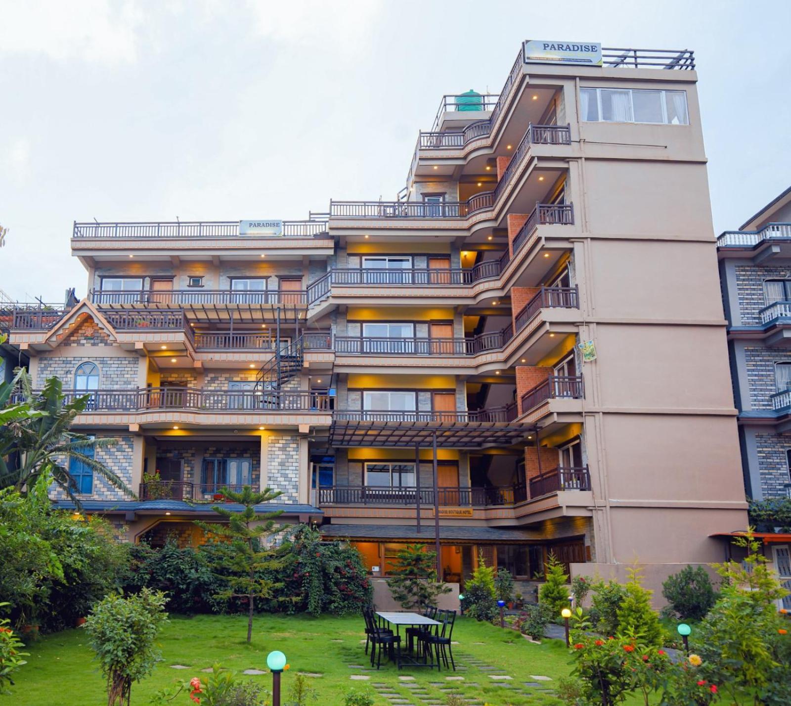 Paradise Boutique Hotel Pokhara Exterior photo